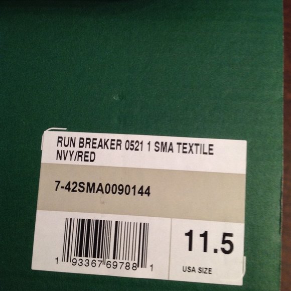 Lacoste Men's Run Breaker Navy Leather WR Mid Sneakers - 11.5 - New in Box - Picture 7 of 8